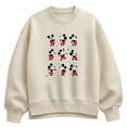 thumbnail image 1 of Disney - Mickey Mouse Poses Oversized Fleece Crew Sweatshirt, 1 of 3