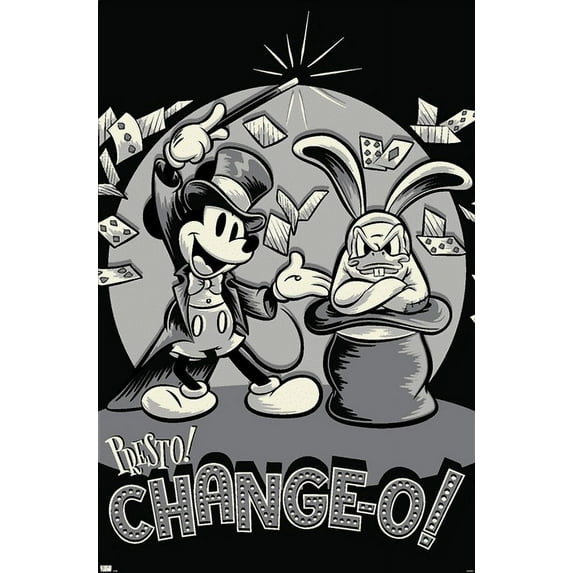 Disney Mickey Mouse - Presto Change-O Wall Poster, 14.725" x 22.375"