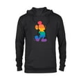 thumbnail image 1 of Disney Mickey Mouse Pride Classic Pose Rainbow Icon Fill - Pullover Hoodie for Adults - Customized-Black, 1 of 5
