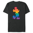thumbnail image 1 of Disney Mickey Mouse Pride Classic Pose Rainbow Icon Fill - Short Sleeve Blended T-Shirt for Adults - Customized-Dark Heather, 1 of 5