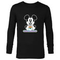 thumbnail image 1 of Disney Mickey Mouse Pride Fierce & Fabulous Rainbow Heart - Long Sleeve T-Shirt for Men - Customized-Black, 1 of 5