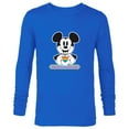 thumbnail image 1 of Disney Mickey Mouse Pride Fierce & Fabulous Rainbow Heart - Long Sleeve T-Shirt for Men - Customized-Navy, 1 of 5