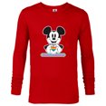 thumbnail image 1 of Disney Mickey Mouse Pride Fierce & Fabulous Rainbow Heart - Long Sleeve T-Shirt for Men - Customized-New Red, 1 of 5
