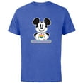 thumbnail image 1 of Disney Mickey Mouse Pride Fierce & Fabulous Rainbow Heart - Short Sleeve Cotton T-Shirt for Adults - Customized-Royal Heather, 1 of 5