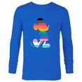 thumbnail image 1 of Disney Mickey Mouse Pride Inclusive Pose Rainbow Icon Fill - Long Sleeve T-Shirt for Men - Customized-Navy, 1 of 5