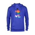 thumbnail image 1 of Disney Mickey Mouse Pride Inclusive Pose Rainbow Icon Fill - Pullover Hoodie for Adults - Customized-Royal, 1 of 5