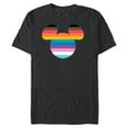 thumbnail image 1 of Disney Mickey Mouse Pride Inclusive Rainbow Head Icon Fill - Short Sleeve Blended T-Shirt for Adults - Customized-Dark Heather, 1 of 5