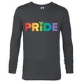 thumbnail image 1 of Disney Mickey Mouse Pride - Long Sleeve T-Shirt for Men - Customized-Charcoal Heather, 1 of 5