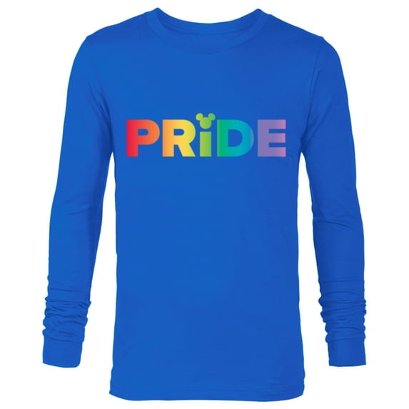 Disney Mickey Mouse Pride - Long Sleeve T-Shirt for Men - Customized-Royal