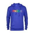 thumbnail image 1 of Disney Mickey Mouse Pride - Pullover Hoodie for Adults - Customized-Royal Heather, 1 of 5