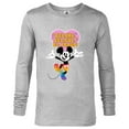 thumbnail image 1 of Disney Mickey Mouse Pride Rainbow Belong Believe Be Proud! - Long Sleeve T-Shirt for Men - Customized-Athletic Heather, 1 of 5