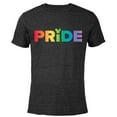 thumbnail image 1 of Disney Mickey Mouse Pride - Short Sleeve Blended T-Shirt for Adults - Customized-Black, 1 of 5