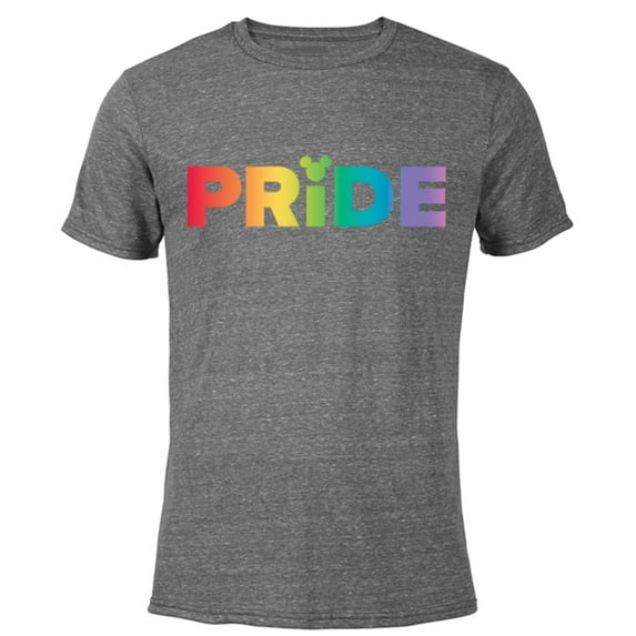 Disney Mickey Mouse Pride - Short Sleeve Blended T-Shirt for Adults - Customized-Dark Heather