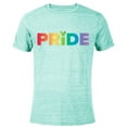 thumbnail image 1 of Disney Mickey Mouse Pride - Short Sleeve Blended T-Shirt for Adults - Customized-Ocean Blue, 1 of 5