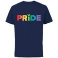 thumbnail image 1 of Disney Mickey Mouse Pride - Short Sleeve Cotton T-Shirt for Adults - Customized-Navy, 1 of 5