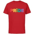 thumbnail image 1 of Disney Mickey Mouse Pride - Short Sleeve Cotton T-Shirt for Adults - Customized-Red, 1 of 5