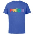 thumbnail image 1 of Disney Mickey Mouse Pride - Short Sleeve Cotton T-Shirt for Adults - Customized-Royal Heather, 1 of 5