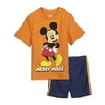 Disney Mickey Mouse Pullover T-Shirt and Shorts Outfit Set Toddler to