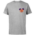 thumbnail image 1 of Disney Mickey Mouse Pumpkin Jack-O’-Lantern Halloween - Short Sleeve Cotton T-Shirt for Adults - Customized-Athletic Heather, 1 of 5