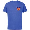 thumbnail image 1 of Disney Mickey Mouse Pumpkin Jack-O’-Lantern Halloween - Short Sleeve Cotton T-Shirt for Adults - Customized-Royal Heather, 1 of 5
