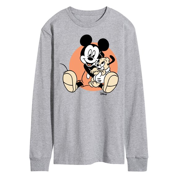 Disney - Mickey Mouse - Pup Love - Men's Long Sleeve T-Shirt