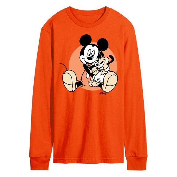 Disney - Mickey Mouse - Pup Love - Men's Long Sleeve T-Shirt