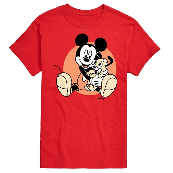 Disney - Mickey Mouse - Pup Love - Men's Short Sleeve Graphic T-Shirt