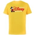 thumbnail image 1 of Disney Mickey Mouse Race Car Driver Racing Flag Logo 2026 - Short Sleeve Cotton T-Shirt for Adults - Customized-Yellow, 1 of 5