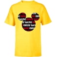 thumbnail image 1 of Disney Mickey Mouse Racing Champs MM28 Race Car Team Icon - Short Sleeve T-Shirt for Kids - Customized-Yellow, 1 of 5