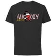 thumbnail image 1 of Disney Mickey Mouse Racing Mickey & Friends Race Car Drivers - Short Sleeve Cotton T-Shirt for Adults - Customized-Black, 1 of 5