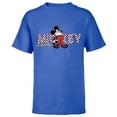 thumbnail image 1 of Disney Mickey Mouse Racing Mickey & Friends Race Car Drivers - Short Sleeve T-Shirt for Kids - Customized-Royal, 1 of 5