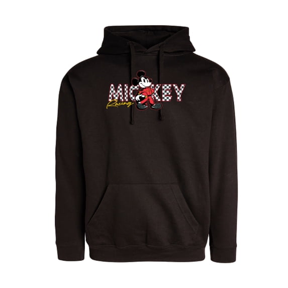 Disney Mickey Mouse Racing Mickey & Friends Race Car Drivers - Pullover Hoodie for Adults - Customized-Black