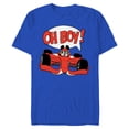 thumbnail image 1 of Disney Mickey Mouse Racing Team "Oh Boy!" Race Car Driver - Short Sleeve Blended T-Shirt for Adults - Customized-Royal, 1 of 5