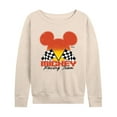 thumbnail image 1 of Disney - Mickey Mouse Racing - Women's French Terry Long Sleeve Pullover, 1 of 4