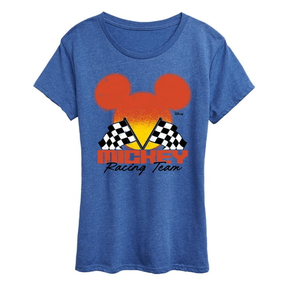 Disney - Mickey Mouse Racing - Women's Short Sleeve Graphic T-Shirt