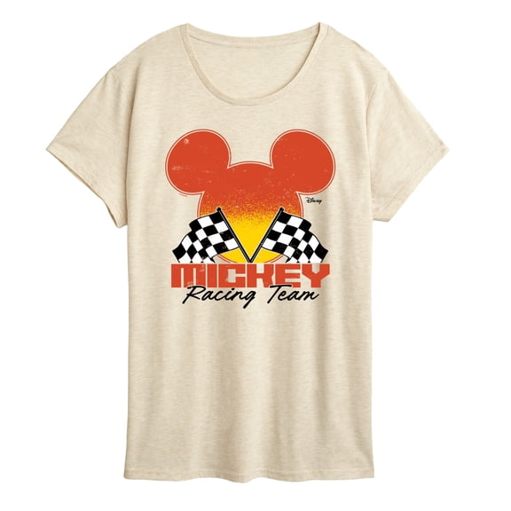 Disney - Mickey Mouse Racing - Women's Short Sleeve Graphic T-Shirt