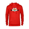 thumbnail image 1 of Disney Mickey Mouse Rainbow Hands - Pullover Hoodie for Adults -Customized-Red Heather, 1 of 5