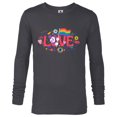 thumbnail image 1 of Disney Mickey Mouse Rainbow Pride Flag Love for All Doodles - Long Sleeve T-Shirt for Men - Customized-Charcoal Heather, 1 of 5