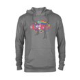 thumbnail image 1 of Disney Mickey Mouse Rainbow Pride Flag Love for All Doodles - Pullover Hoodie for Adults - Customized-Athletic Heather, 1 of 5