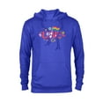 thumbnail image 1 of Disney Mickey Mouse Rainbow Pride Flag Love for All Doodles - Pullover Hoodie for Adults - Customized-Royal, 1 of 5