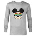 thumbnail image 1 of Disney Mickey Mouse Rainbow Sunglasses - Long Sleeve T-Shirt for Men -Customized-Athletic Heather, 1 of 5