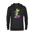 thumbnail image 1 of Disney Mickey Mouse Rainbow Tie Dye - Pullover Hoodie for Adults -Customized-Black, 1 of 5