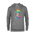 thumbnail image 1 of Disney Mickey Mouse Rainbow Tie Dye - Pullover Hoodie for Adults -Customized-Graphite Heather, 1 of 5