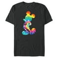 thumbnail image 1 of Disney Mickey Mouse Rainbow Tie Dye - Short Sleeve Blended T-Shirt for Adults- Customized-Dark Heather, 1 of 5