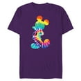 thumbnail image 1 of Disney Mickey Mouse Rainbow Tie Dye - Short Sleeve Blended T-Shirt for Adults- Customized-Purple, 1 of 5