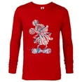 thumbnail image 1 of Disney Mickey Mouse Red White Blue Tie Dye - Long Sleeve T-Shirt for Men - Customized-New Red, 1 of 5