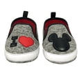 thumbnail image 1 of Disney Mickey Mouse Red and Black Infant Prewalker Soft Sole Slip-on Shoes - Size 9 -12 Months, 1 of 6