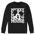 thumbnail image 1 of Disney - Mickey Mouse - Repeated Mickey - Men's Crew Neck Fleece Pullover, 1 of 5