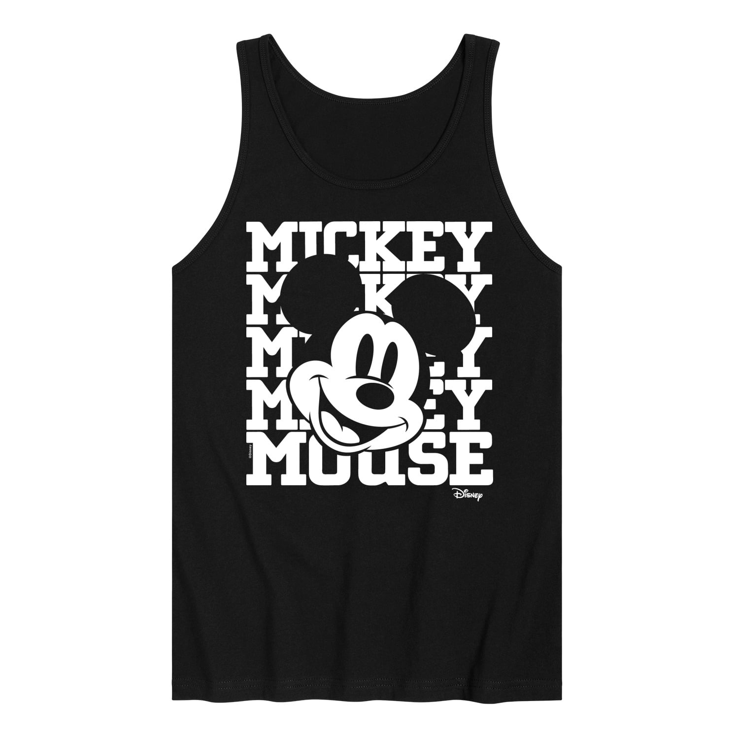 Disney Mickey Mouse Repeated Mickey Men's Jersey Tank Top