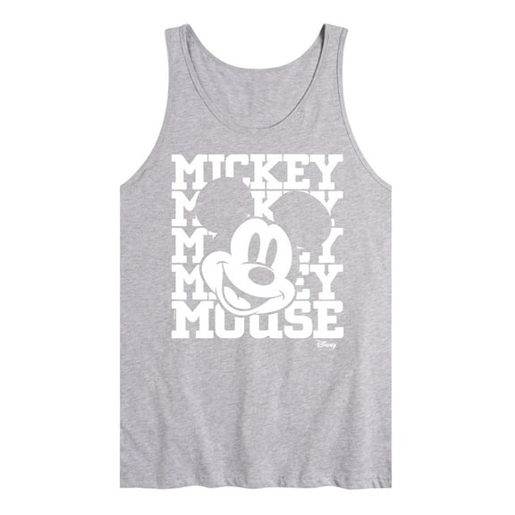 Disney - Mickey Mouse - Repeated Mickey - Men's Jersey Tank Top